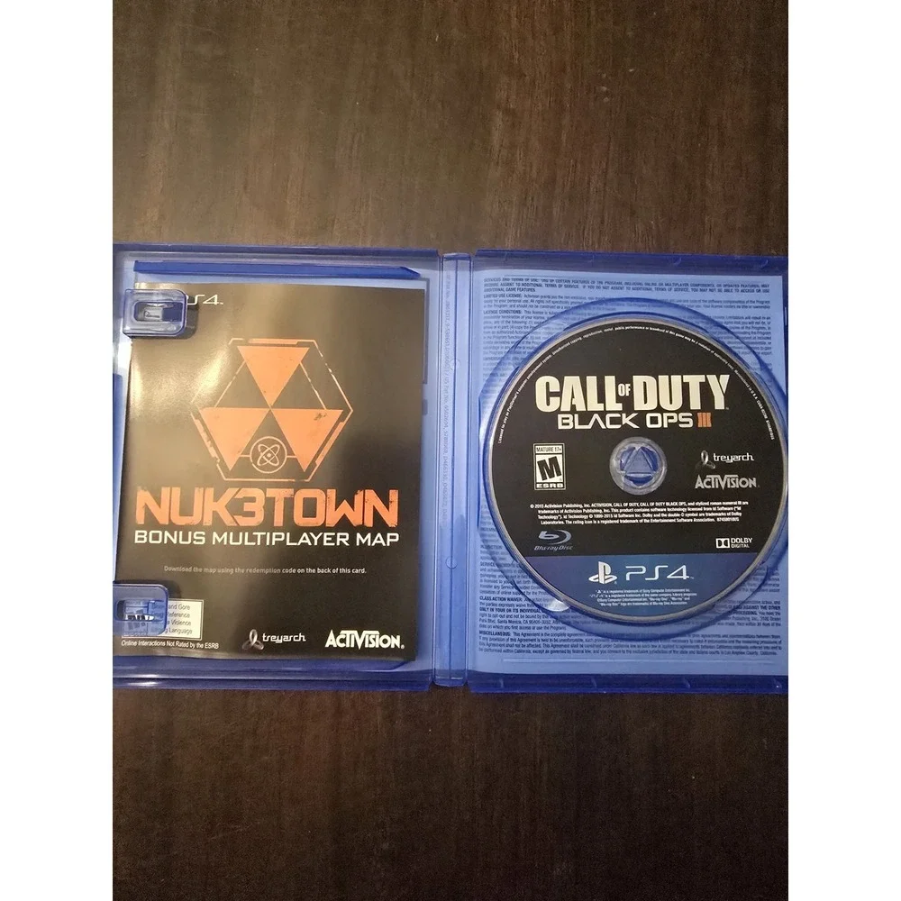 Call of Duty: Black Ops III SONY PlayStation 4 Activision Treyarch Tested/Works